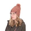 Fox Ladies Knitted Bobble Hat