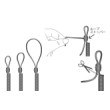 Осигурителен шнур Daiichi Safety Rope KV
