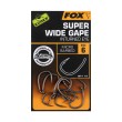 Fox Edges Super Wide Gape, In Turned Eye Hooks