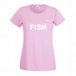 Tricou damă FISH, roz