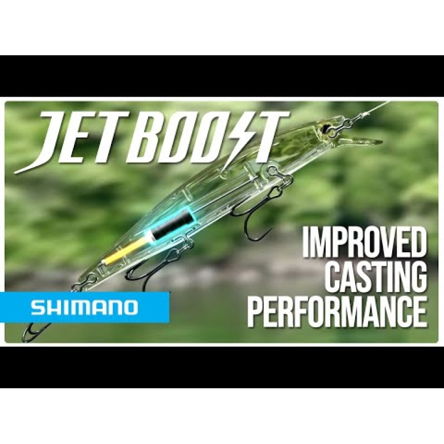 Wobbler Shimano Nessa Hirame Minnow III Plutitor Jetboost