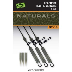 Leader pentru montaj heliport Ready Mount Fox Edges Naturals Leadcore