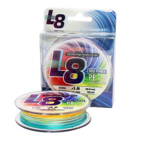 Lazer PE L8 Multicolour Braided line